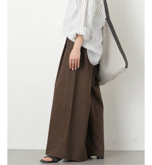 JOURNAL STANDARD relume「《追加3》リネンコットンワイドギャザーパンツ」|その他|