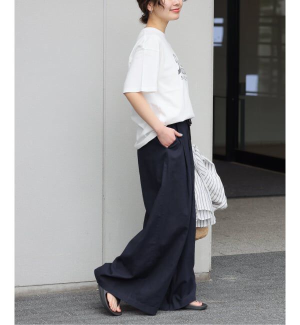 JOURNAL STANDARD relume「《追加3》リネンコットンワイドギャザーパンツ」|その他|