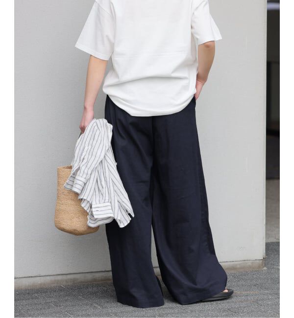 JOURNAL STANDARD relume「《追加3》リネンコットンワイドギャザーパンツ」|その他|