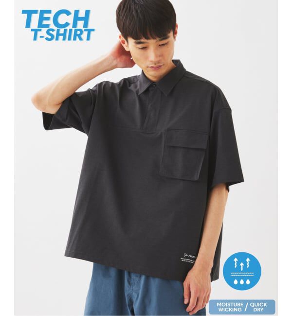 JOURNAL STANDARD relume「＜吸水速乾＞Ever-Dri(TM) スピンドル ポロシャツ」|ポロシャツ|グレー