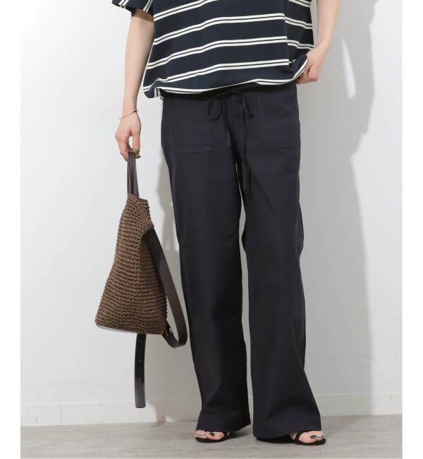 JOURNAL STANDARD relume「《追加6》ワイドベイカーパンツ」|カーゴ|ネイビー