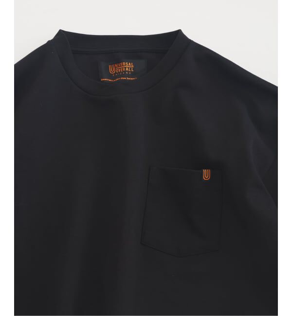 JOURNAL STANDARD relume「《追加》UNIVERSAL OVERALL 別注 ブラックラベル ポンチTシャツ」|Tシャツ・カットソー|
