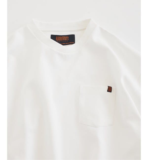 JOURNAL STANDARD relume「《追加》UNIVERSAL OVERALL 別注 ブラックラベル ポンチTシャツ」|Tシャツ・カットソー|