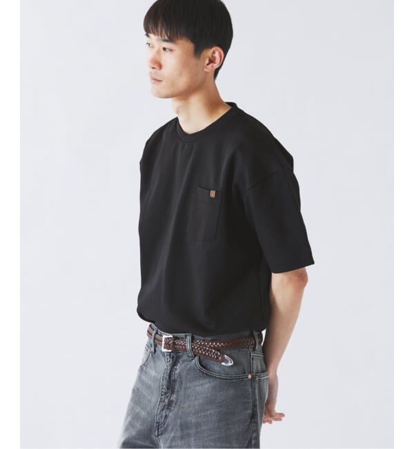 JOURNAL STANDARD relume「《追加》UNIVERSAL OVERALL 別注 ブラックラベル ポンチTシャツ」|Tシャツ・カットソー|