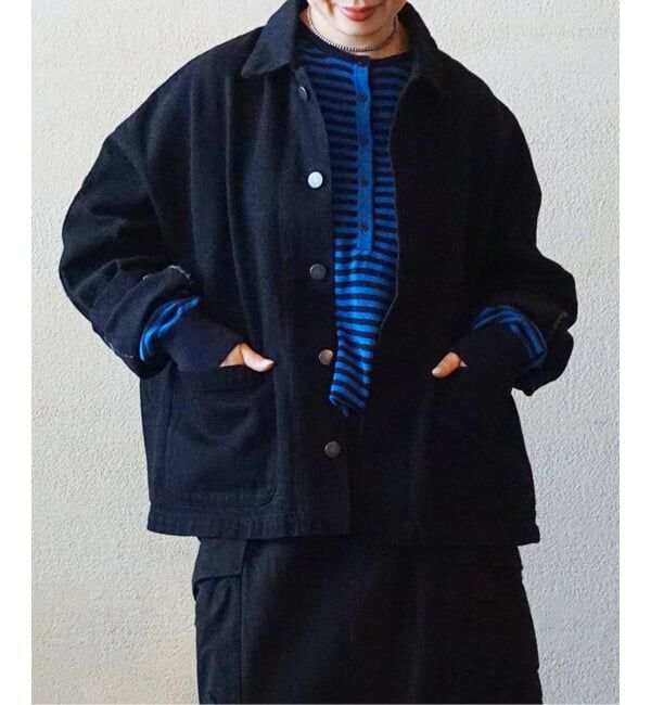 journal standard luxe「MATEY's ルーズデニムジャケット」|デニムジャケット|ブラック