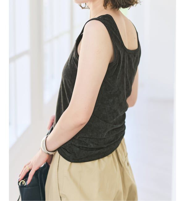 Spick and Span「TAベロアスクエアネックタンクトップ」|タンクトップ|