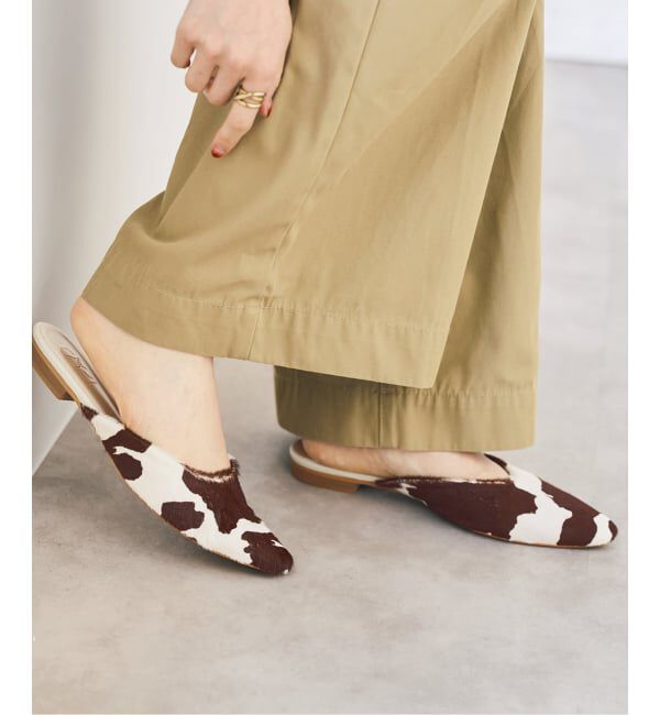 Spick and Span「《新柄有り / 追加》Spick & Span COW HAIR ミュール」|パンプス|