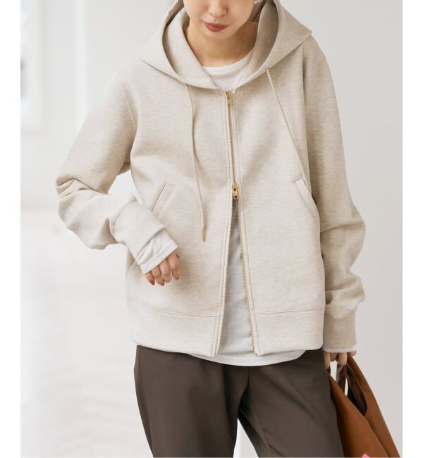 Spick and Span「《WEB限定カラー有り / 追加予約》ストレッチジップフードパーカー」|パーカー|