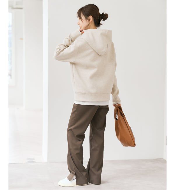 Spick and Span「《WEB限定カラー有り / 追加予約》ストレッチジップフードパーカー」|パーカー|