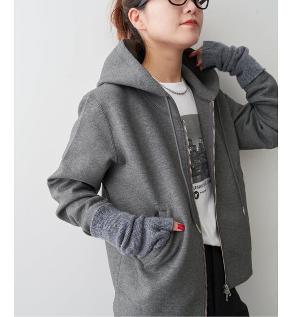 Spick and Span「《WEB限定カラー有り / 追加予約》ストレッチジップフードパーカー」|パーカー|