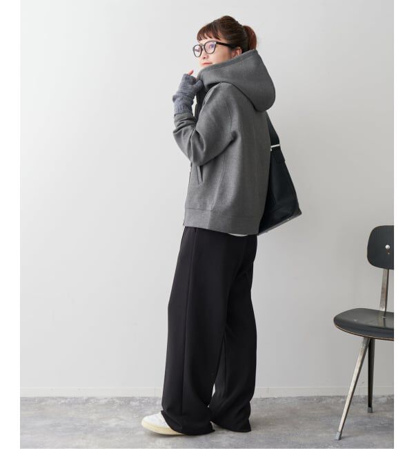 Spick and Span「《WEB限定カラー有り / 追加予約》ストレッチジップフードパーカー」|パーカー|