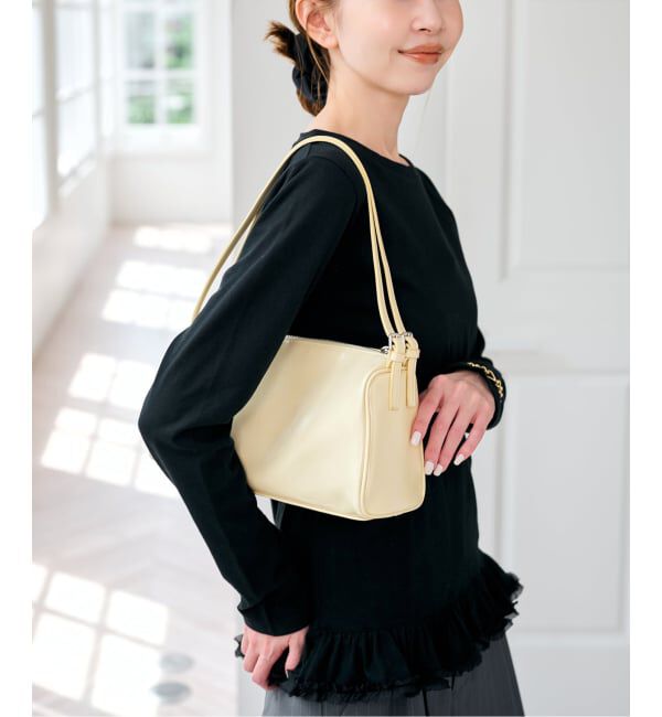 U by SPICK&SPAN「《追加》STAND OIL / スタンドオイル Melly Bag」|ハンドバッグ|ナチュラル