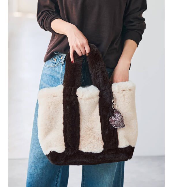 Spick and Span「Spick & Span ECO FUR TOTE / エコファートート」|トートバッグ|