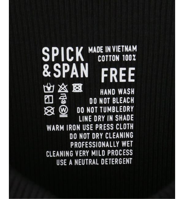 Spick and Span「《追加3》甘撚テレコアメスリタンク」|タンクトップ|