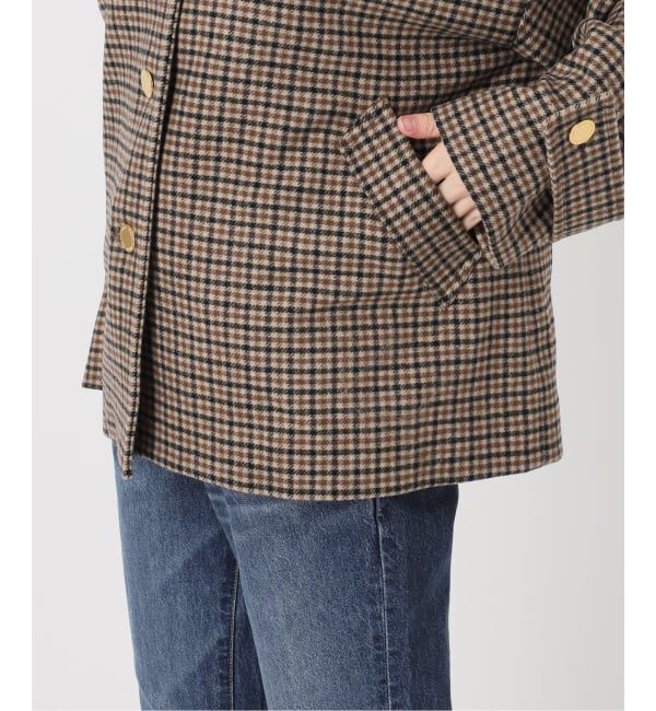 Spick and Span「《40周年 別注 / 予約》Traditional Weatherwear MALTON B/T SHORT* GNCLB CHK」|ステンカラーコート|