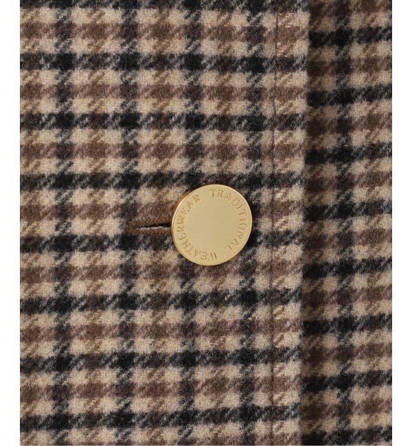 Spick and Span「《40周年 別注 / 予約》Traditional Weatherwear MALTON B/T SHORT* GNCLB CHK」|ステンカラーコート|