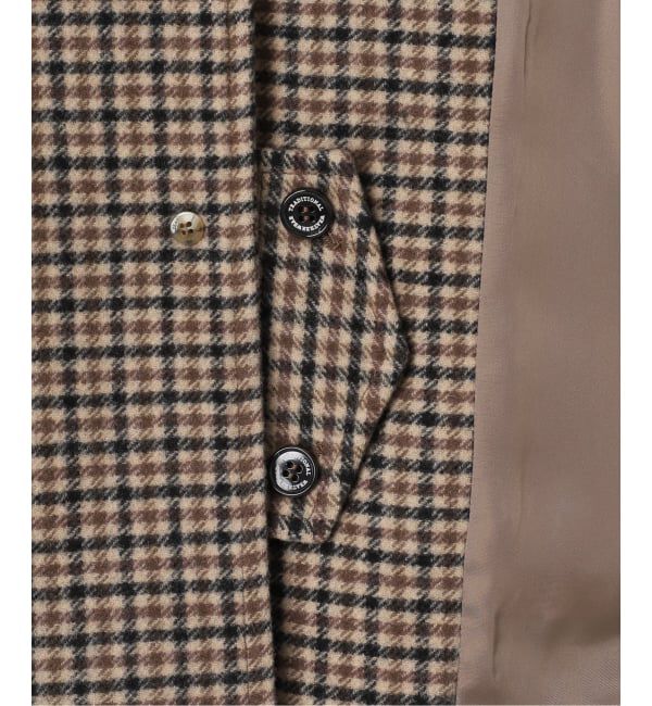 Spick and Span「《40周年 別注 / 予約》Traditional Weatherwear MALTON B/T SHORT* GNCLB CHK」|ステンカラーコート|