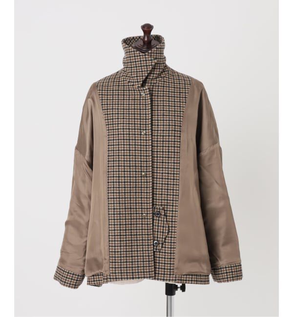 Spick and Span「《40周年 別注 / 予約》Traditional Weatherwear MALTON B/T SHORT* GNCLB CHK」|ステンカラーコート|