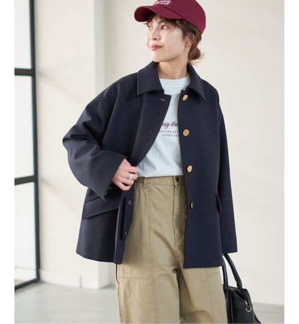Spick and Span「《WEB限定 / 追加予約》別注Traditional Weatherwear LINTON SHORT*」|ステンカラーコート|