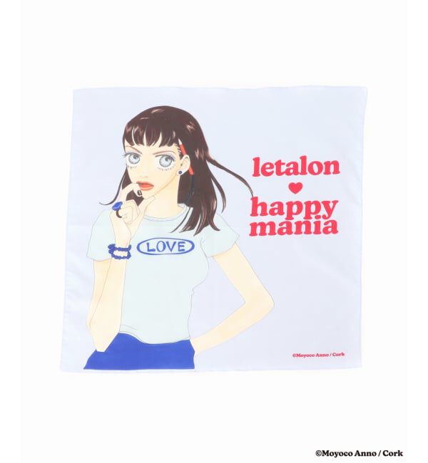  「LE TALON&times;HAPPY MANIAコットンハンカチ」|ハンカチ|