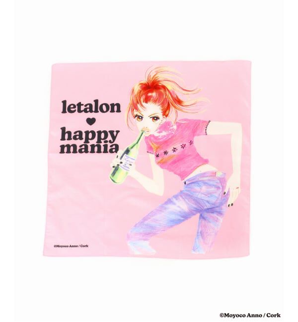  「LE TALON&times;HAPPY MANIAコットンハンカチ」|ハンカチ|