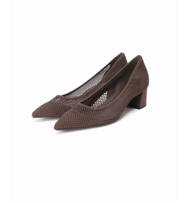  「《追加》4.5cmポインテッドネットパンプス」|パンプス|