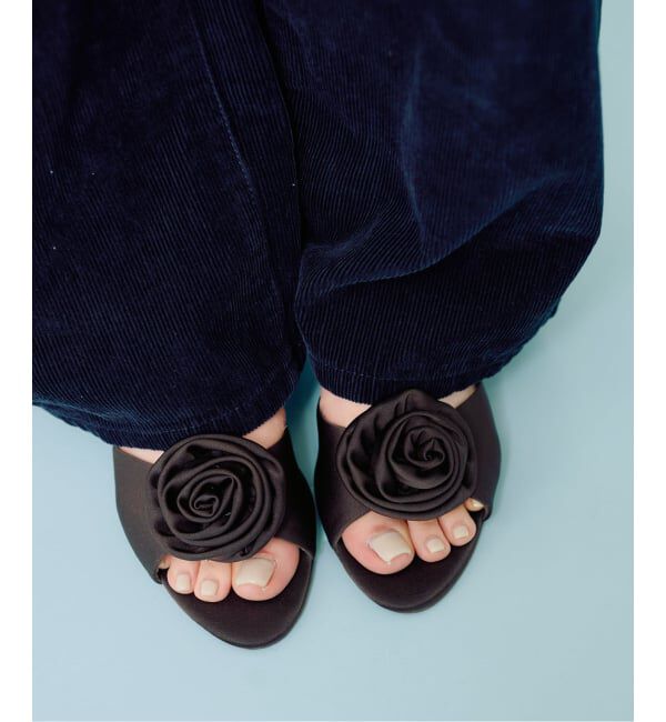  「《WEB限定》Le decore / ル デコレpuffy rose mule サンダル」|サンダル|