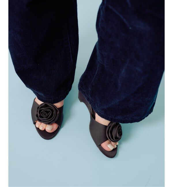  「《WEB限定》Le decore / ル デコレpuffy rose mule サンダル」|サンダル|
