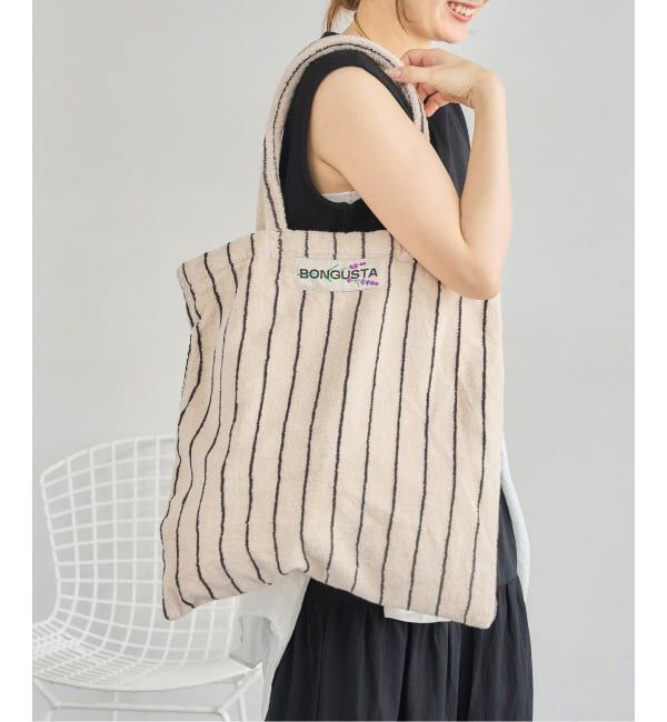  「《追加 / 一部カラーWEB限定》BONGUSTA/ボングスタ STRIPED トートバッグ」|トートバッグ|