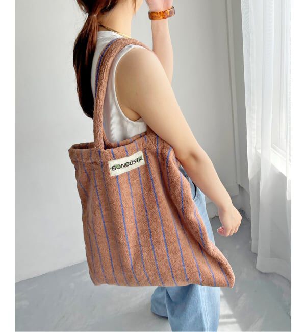  「《追加 / 一部カラーWEB限定》BONGUSTA/ボングスタ STRIPED トートバッグ」|トートバッグ|