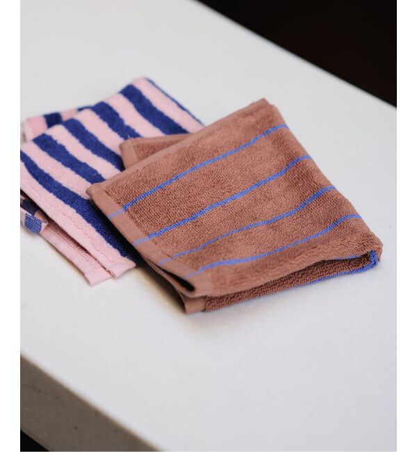  「BONGUSTA/ボングスタ NARAMWASH CLOTH」|ハンカチ|ブラウン