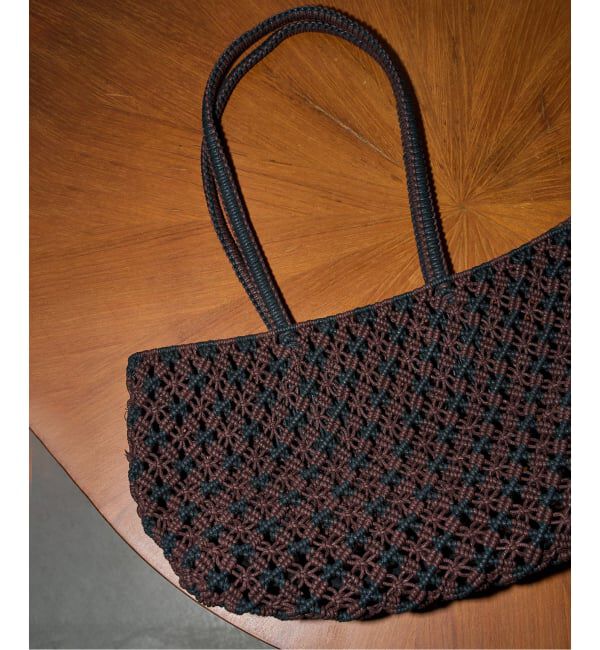 GRISE「THE BAGMATI/バクマティ BW MESH BAG」|トートバッグ|ブラウン