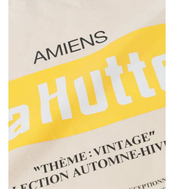  「La Hutte/ラユット yellow box logo tote」|トートバッグ|