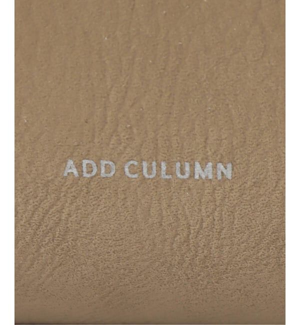  「ADDCULUMN/アドカラム PAGE SHLD NUBUCK」|ショルダー・メッセンジャー|
