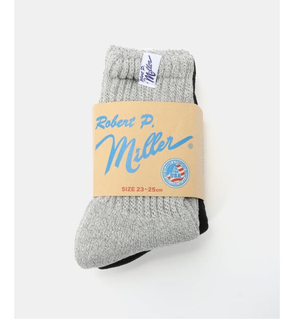 GRISE「Miller/ミラーMiller 3P crew socks」|ソックス|その他カラー K