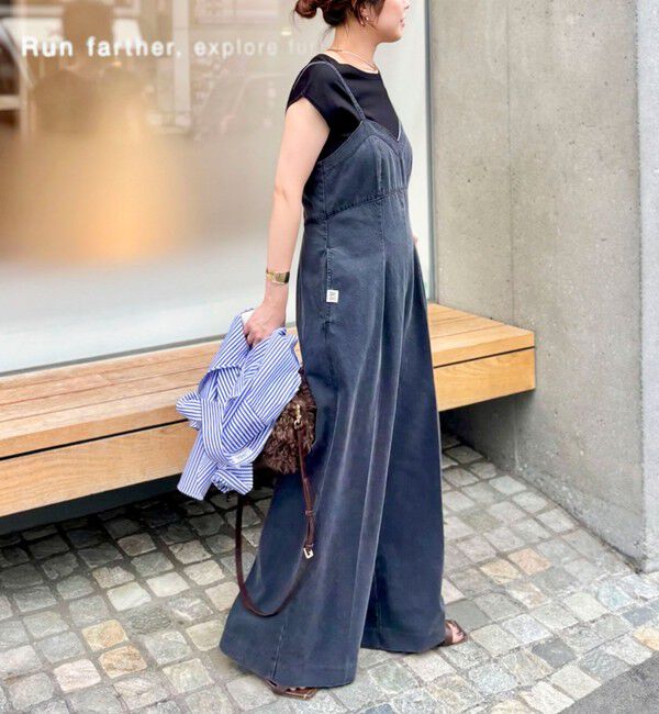 Rie Miller「【RM denim】デニムオールインワン」|オールインワン|