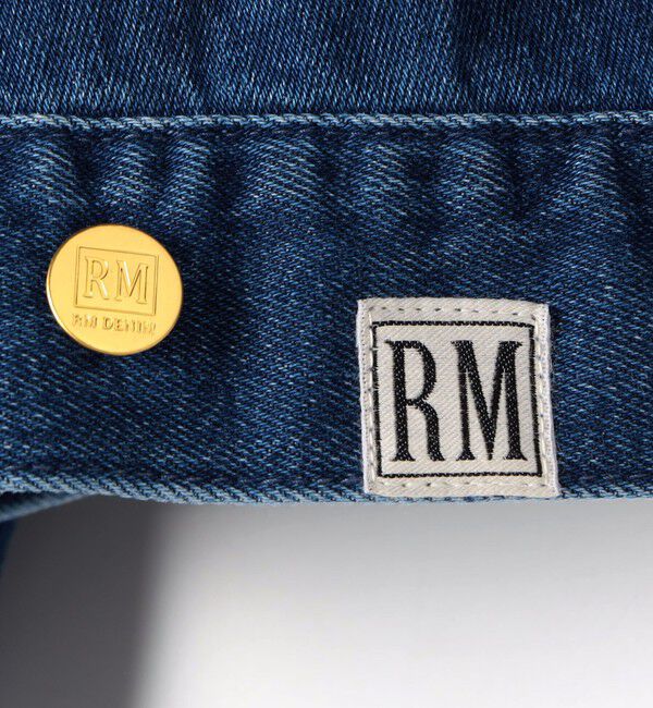 Rie Miller「【RM denim】バックひねりデザインショート丈Gジャン」|デニムジャケット|