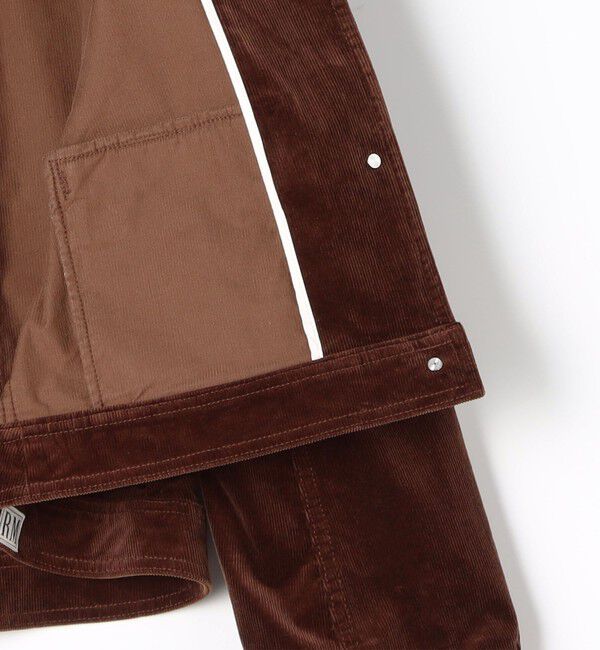 Rie Miller「【RM denim】コーデュロイフレアショート丈Gジャン」|ブルゾン・スタジャン|