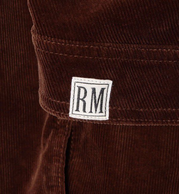 Rie Miller「【RM denim】コーデュロイフレアショート丈Gジャン」|ブルゾン・スタジャン|