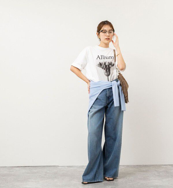 Rie Miller「【WEB＆一部店舗限アイテム】【karl blossfeldt】プラントフォトＴシャツ」|Tシャツ・カットソー|
