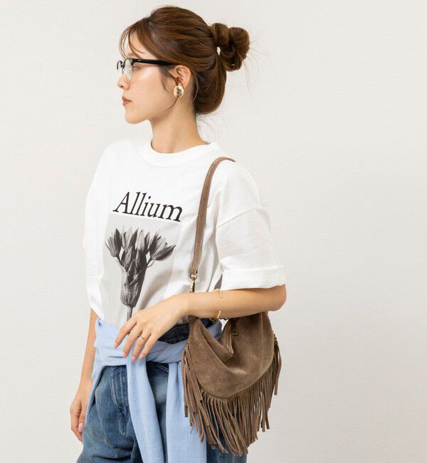 Rie Miller「【WEB＆一部店舗限アイテム】【karl blossfeldt】プラントフォトＴシャツ」|Tシャツ・カットソー|