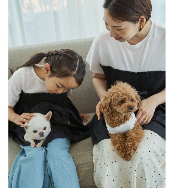 Rope&rsquo;Picnic「【ベストヒット】シャーリングドッキングハーフスリーブカットソー」|Tシャツ・カットソー|