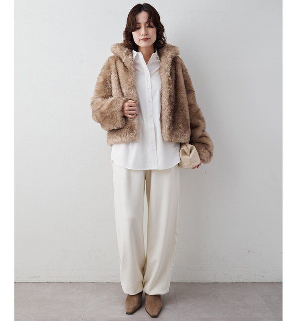 THE PAUSE「【THE PAUSE】フェイクトスカーナショートコート＜WEB限定＞」|その他|