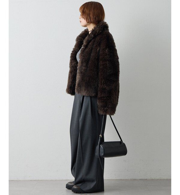 THE PAUSE「【THE PAUSE】フェイクトスカーナショートコート＜WEB限定＞」|その他|