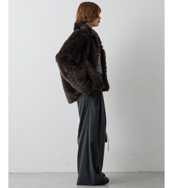 THE PAUSE「【THE PAUSE】フェイクトスカーナショートコート＜WEB限定＞」|その他|