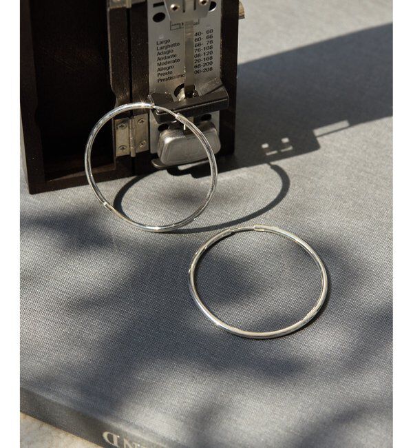 Hoaw.「【Hoaw.】ラージフープピアス」|リング|シルバー