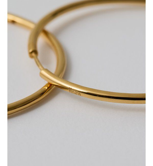 Hoaw.「【Hoaw.】ラージフープピアス」|リング|