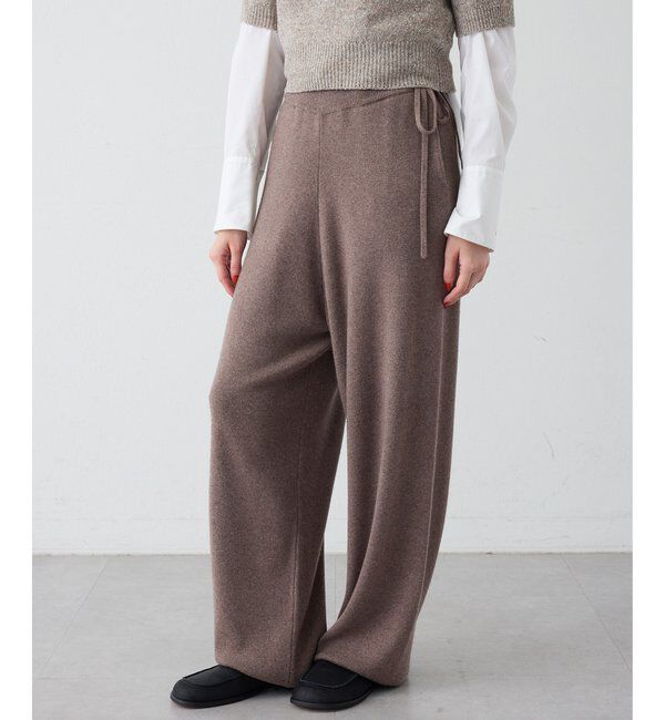 THE PAUSE「《セットアップ対応》【THE PAUSE】バルーンニットパンツ」|その他|モカ