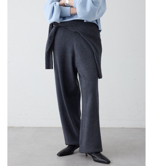 THE PAUSE「《セットアップ対応》【THE PAUSE】バルーンニットパンツ」|その他|チャコールグレー