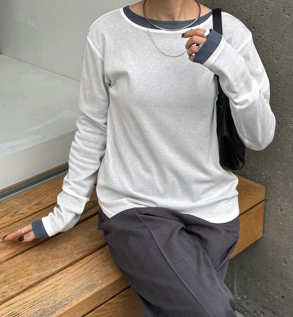  「【人気につき追加販売/接触冷感/吸水速乾】ベーシックシアーロンT」|Tシャツ・カットソー|